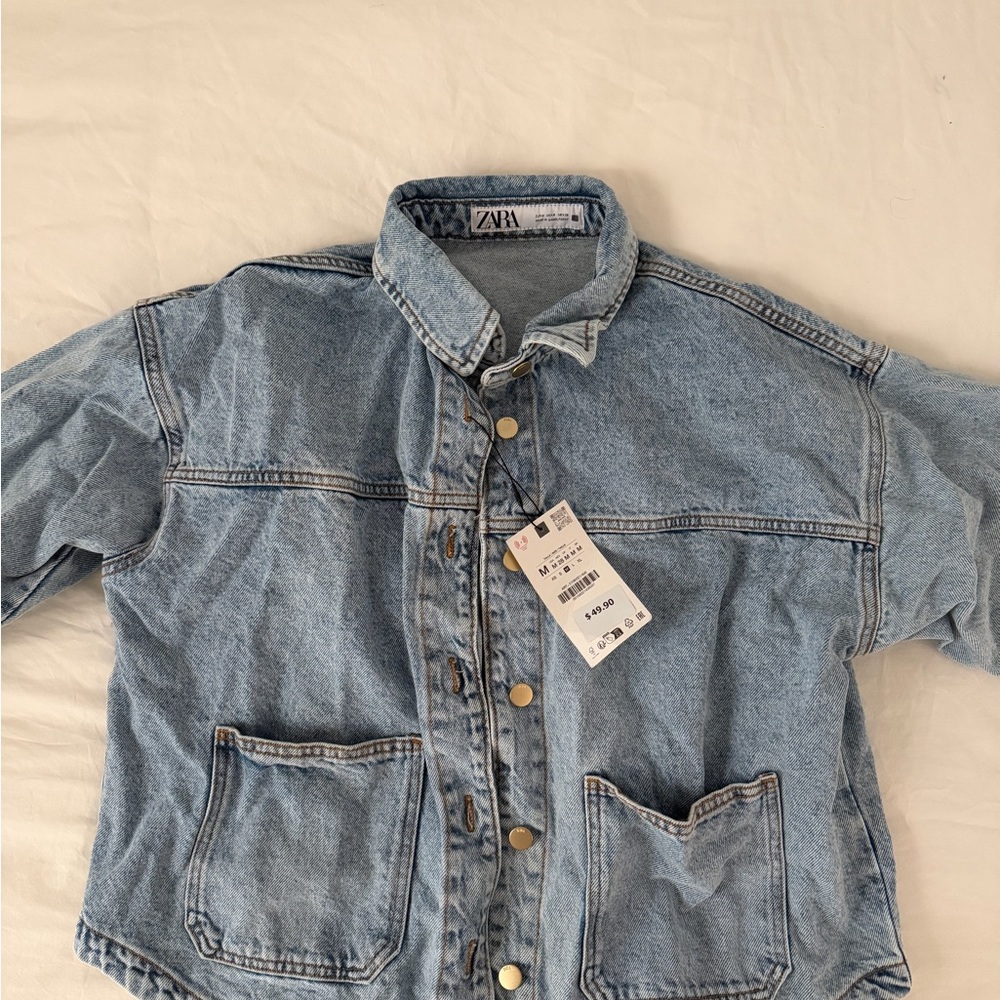Zara Classic Blue Denim Jacket